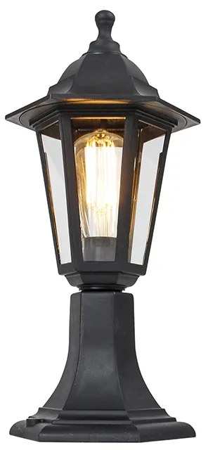 Klasická vonkajšia stojaca lampa čierna 42,2 cm IP44 - New Haven