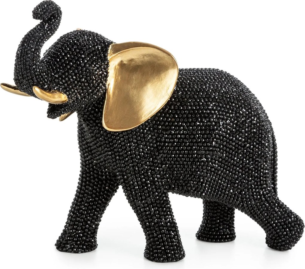 DEKORAČNÁ SOŠKA ELDO 24X12X19 ČIERNA