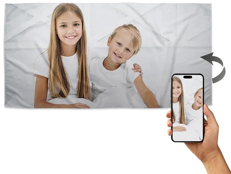 Sablio Osuška s vlastnou fotografiou: 70x140 cm