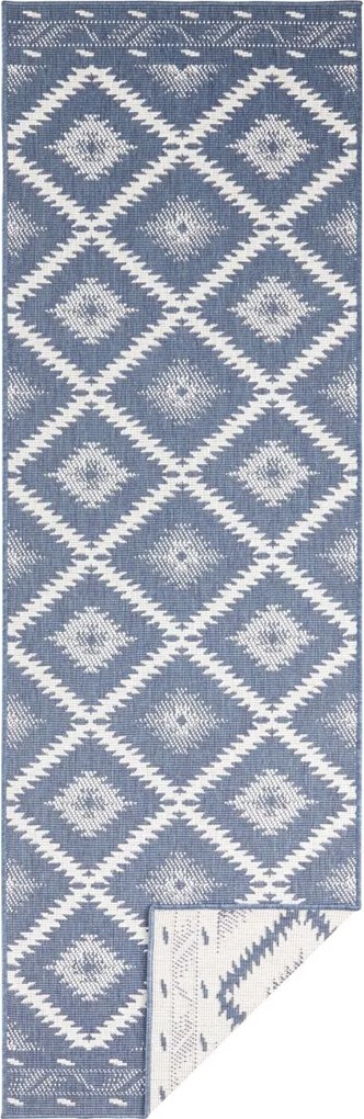 Hanse Home, DOPREDAJ: 120x170 cm Kusový koberec Twin Supreme 103430 Malibu blue creme – na ven i na doma, 120x170, modrá, chodba / predsieň