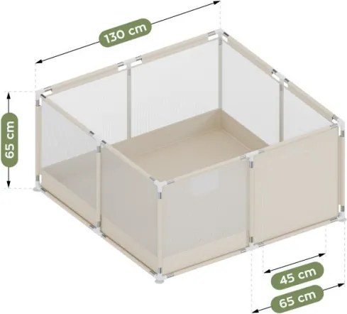 Detská ohrádka Cozy 20 béžová