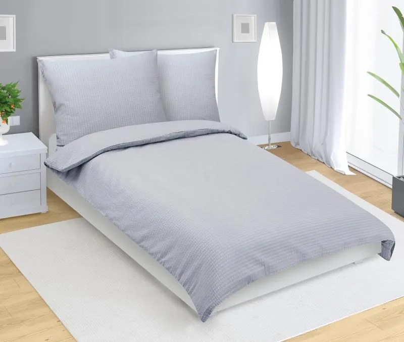 Bellatex Krep šedé 140×200, 70×90 cm