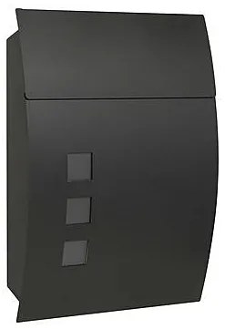 Poštová schránka RICHTER BK931.G.N (antracit, čierná), Čierná matná, RICHTER Čierna matná