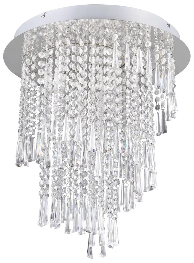 LED stropné svietidlo v striebornej farbe ø 45 cm Pomp – Reality