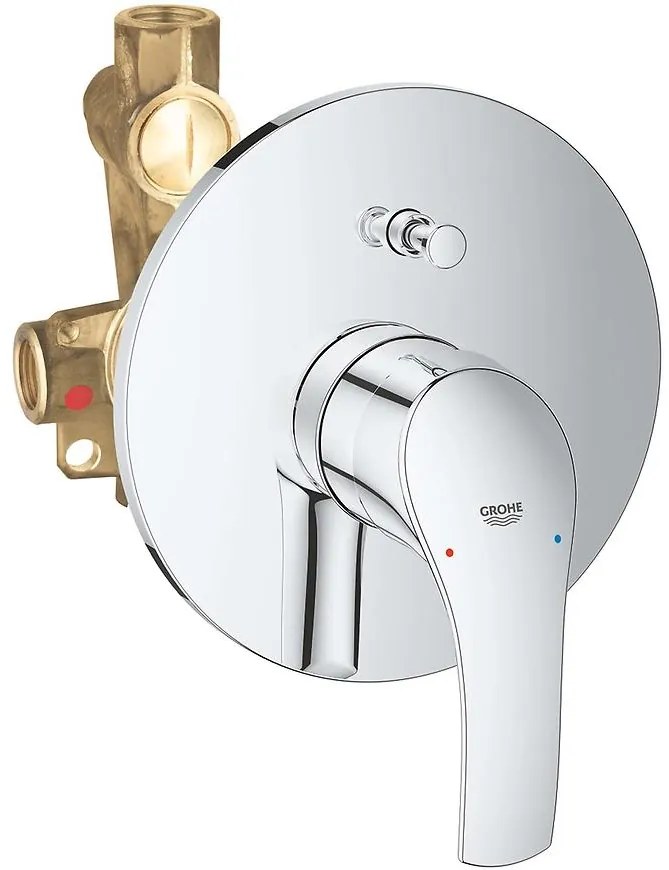 Podomietková vaňová batéria komplet Eurosmart