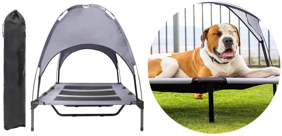 Lehátko pre domácich maznáčikov so strieškou, v rôznych veľkostiach, M