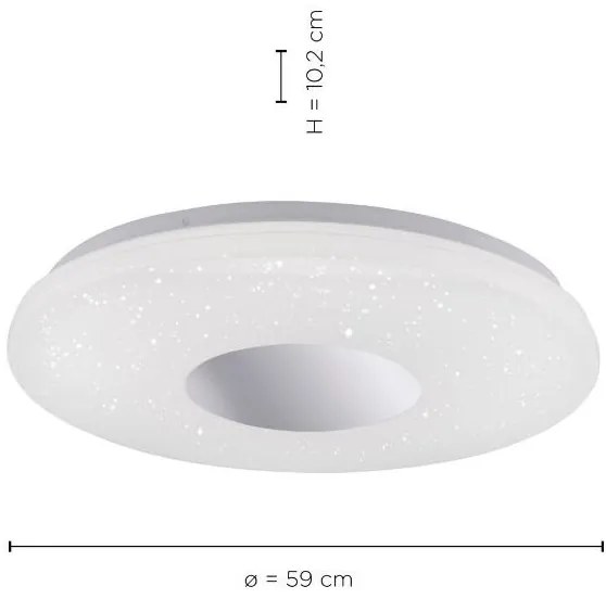 Leuchten Direkt 14822-17 - LED Svietidlo so senzorom LAVINIA LED/40W/230V IP44