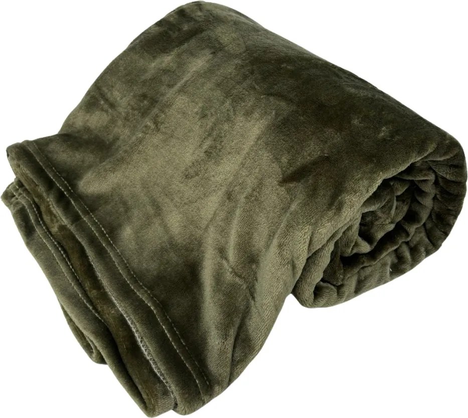 Home Elements Mikroflanelová deka, zelená