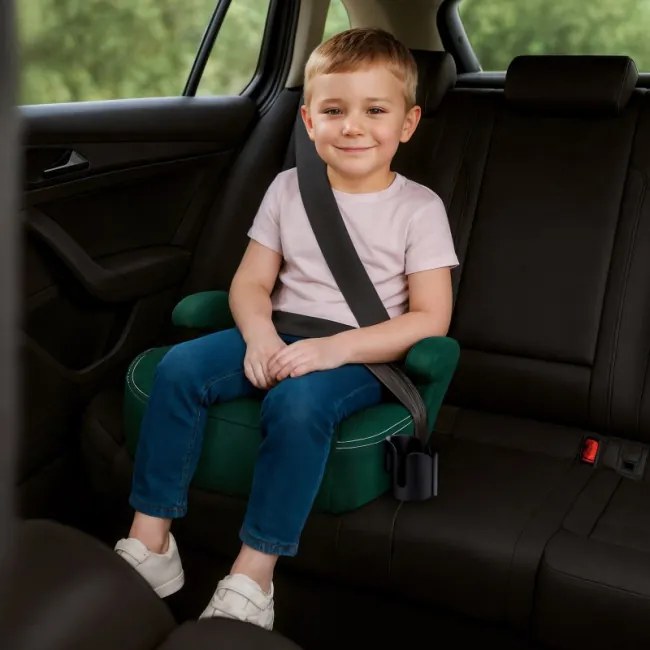 Detský podsedák do auta Cabby 25 zelený