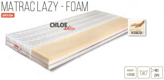 BENAB LAZY-FOAM matrac s lenivou penou 100x200 cm Poťah Chloe Active