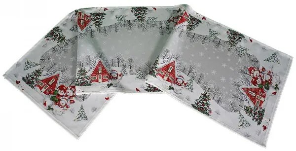 Obrus Rodinka Snehuliakov 40x140 cm