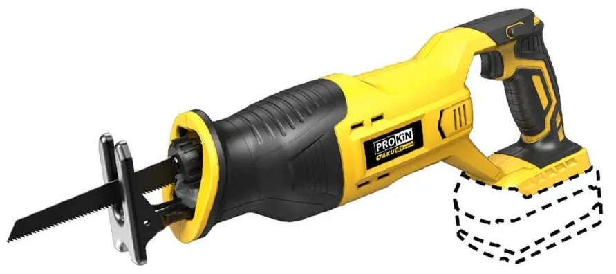 Chvostová píla PROKIN RS-L0118 – 18V AKU SYSTEM | Bez náradia