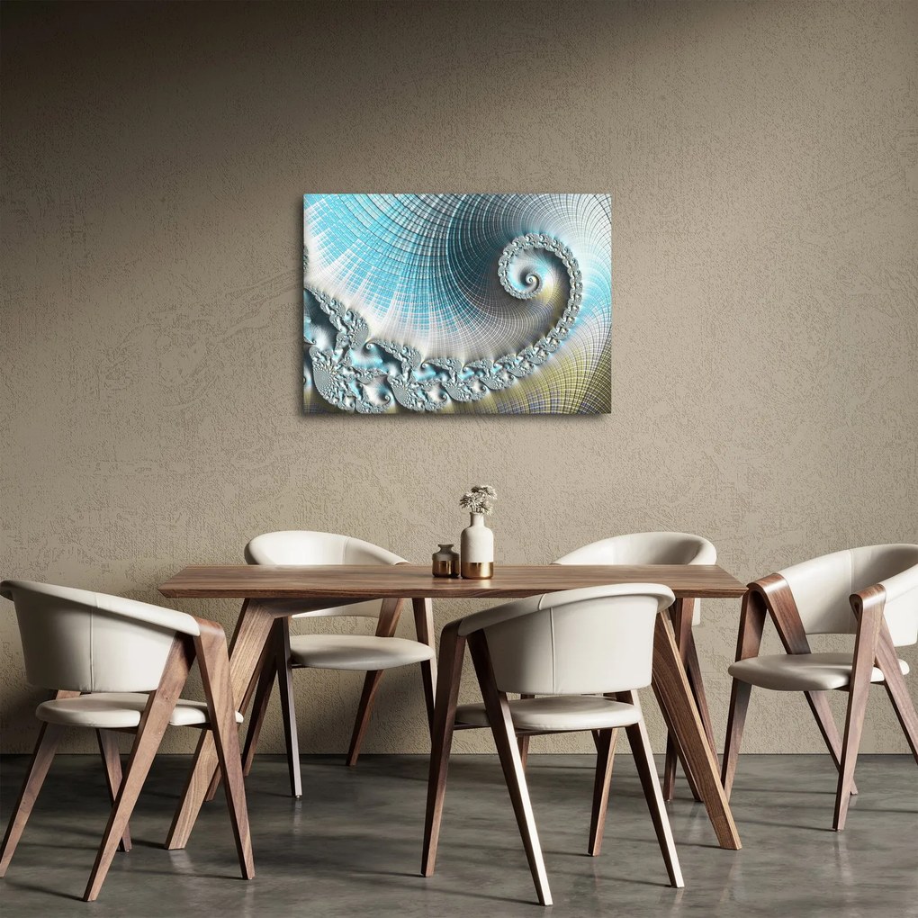 Obraz texturovanej špirály (70x50 cm)