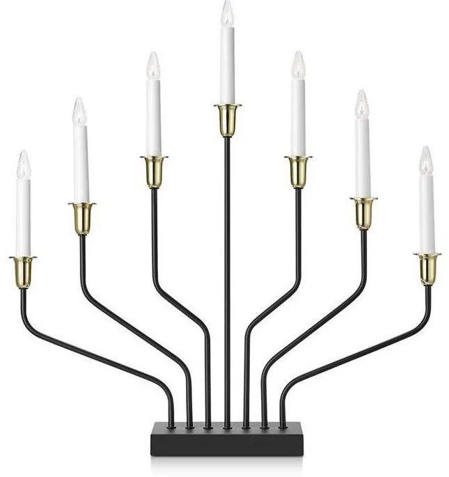 Markslöjd 705758 - Vianočný svietnik BROSA XL 7xE10/3W/230V