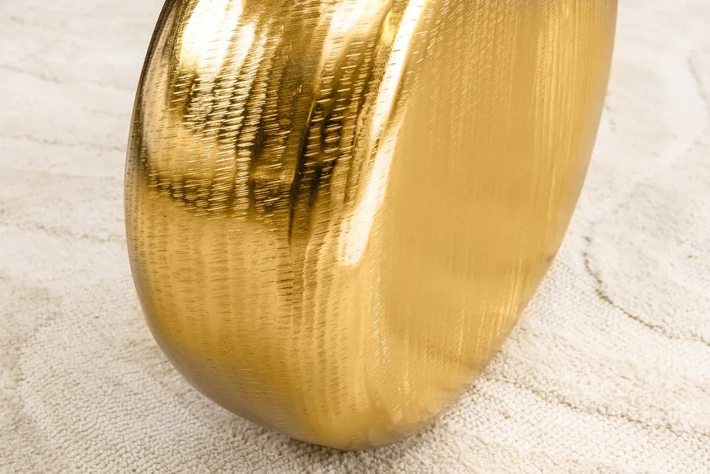 Veľká dekoratívna váza ORIENT XL 65 cm so zlatým kladivkovaným efektom