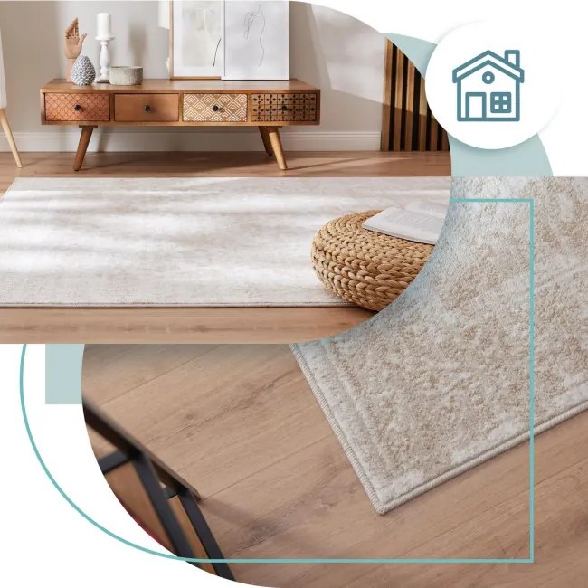 Koberec FD Sensi Tris svetlobéžový