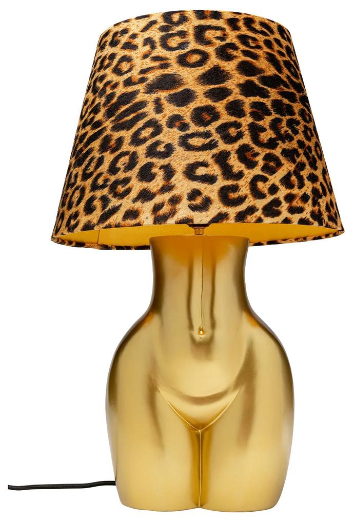 Donna stolová lampa zlatá