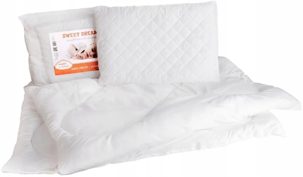 Súprava detskej prikrývky 100x135 cm a vankúša 40x60 cm do postieľky (Sweet Dreams)