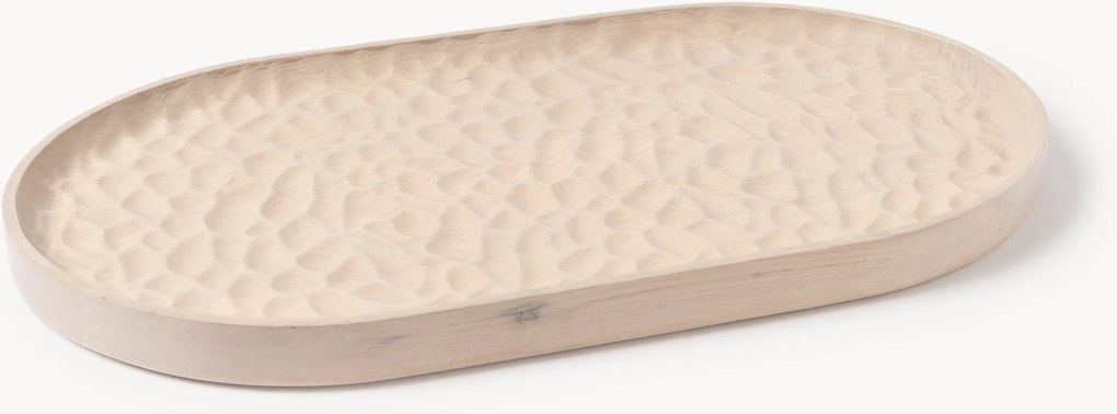 Dekoračný podnos z jaseňového dreva Camila, Š 45 cm