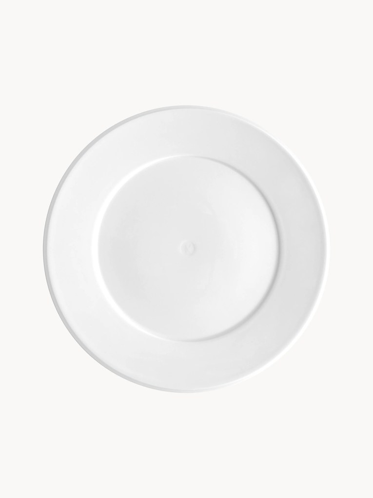 Ručne vyrobené plytké taniere z porcelánu Vitruv, 2 ks