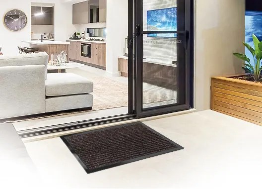 Rohožka Sheffield hnedá 80, 90x150, hnedá, B-line