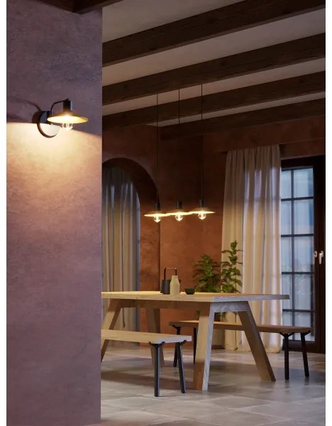 Redo 01-4053 - Nástenná lampa FRESNO 1xE27/42W/230V