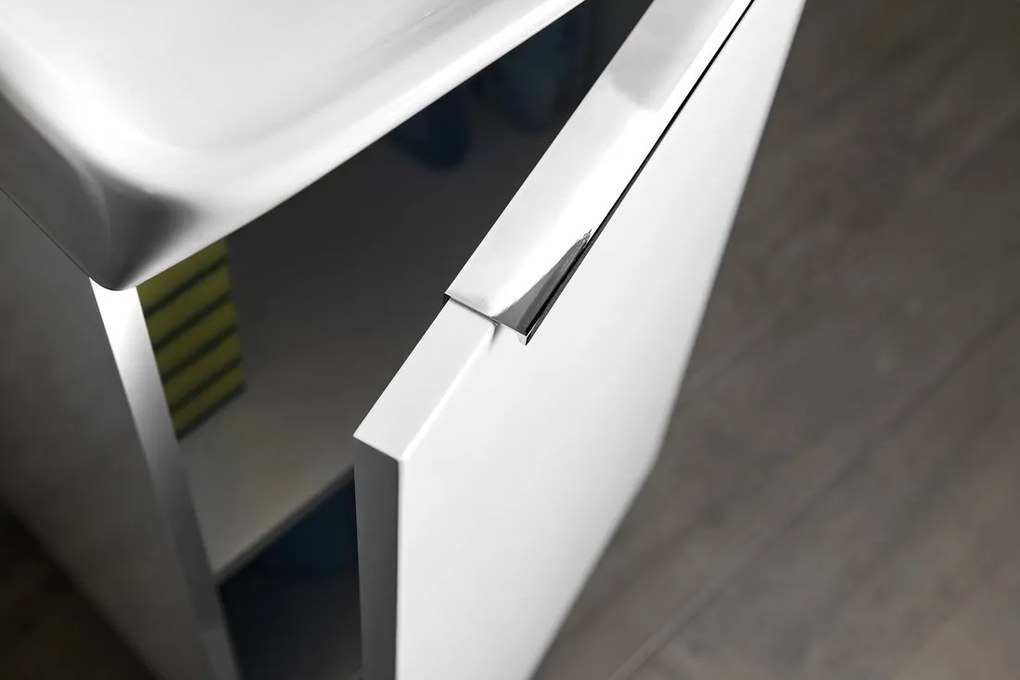 Bruckner Bruckner, NEON skrinka s keramickým umývadlom 60x41,5 cm, biela, 501.113.0