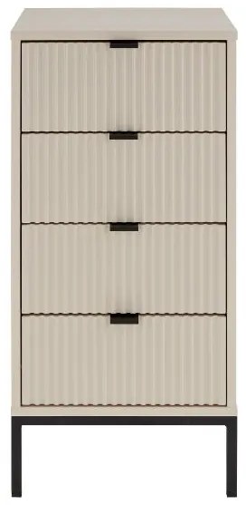 Livarno home Komoda so 4 zásuvkami, 40 x 33 x 84,9 cm  (100385818)
