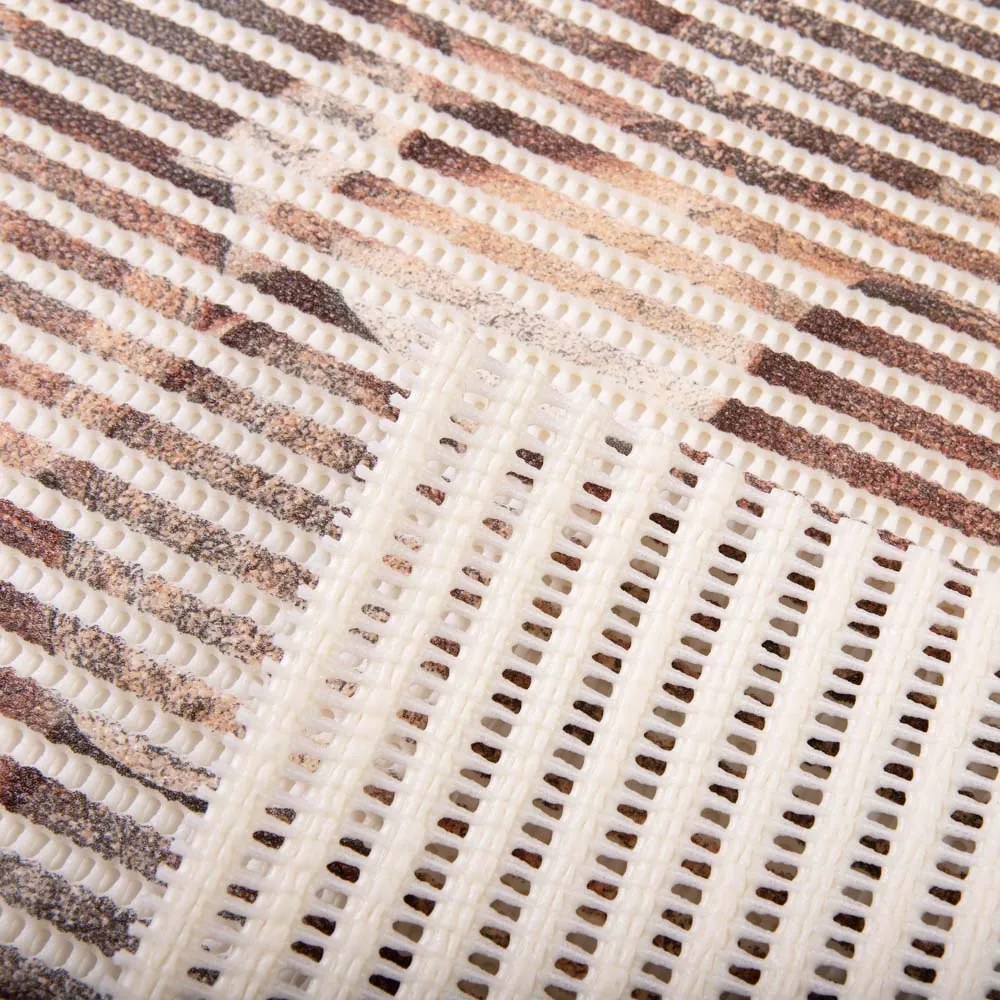 Kúpeľňová penová rohož / predložka PRO-002 Hnedé kamene - metráž šírka 65 cm