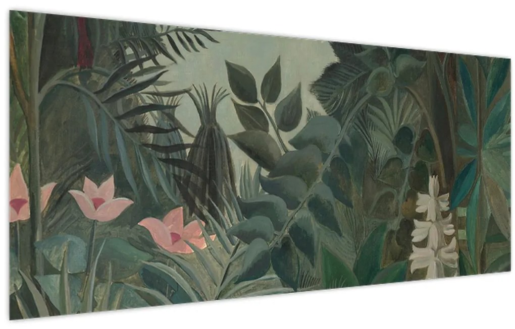 Obraz - Henri Rousseau, The Equatorial Jungle, reprodukcia (120x50 cm)