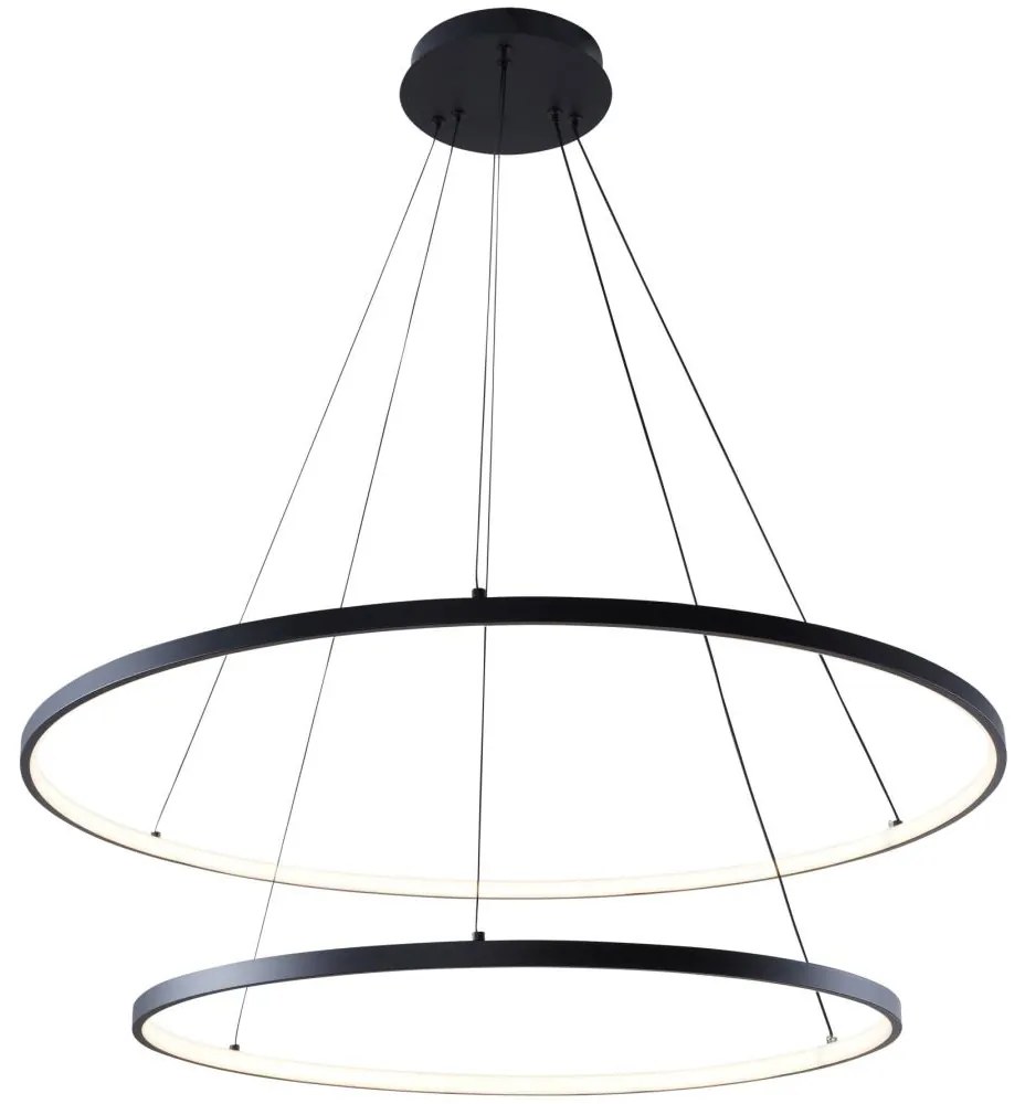 Zuma Line 2023200-BK - LED Luster na lanku BRENO LED/60W/230V 3000/4000/6000K