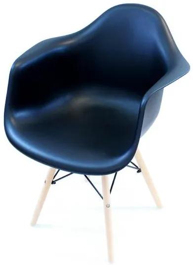APT CA17 Dizajnová stolička štýl DSW čierna