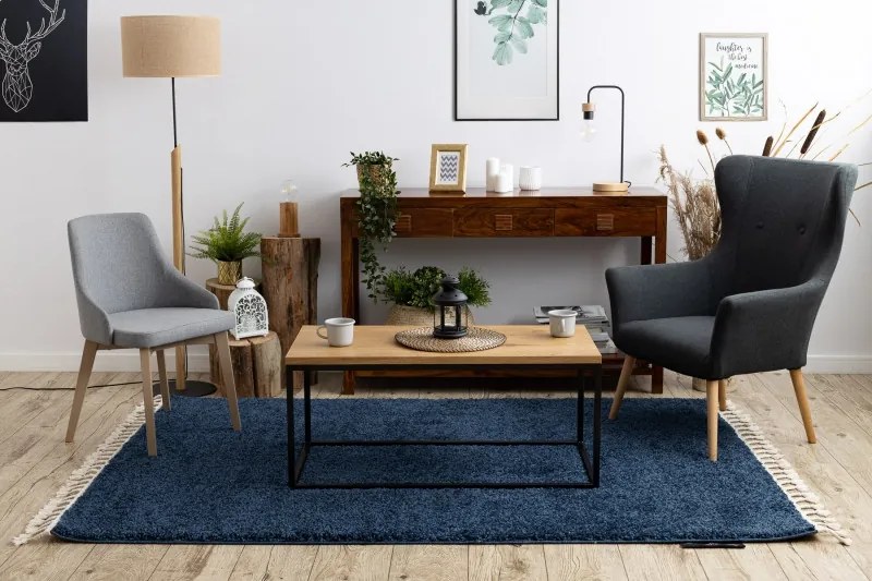 Kusový koberec Berber 9000 navy, 140x190, modrá, obývacia izba, Dywany Łuszczów