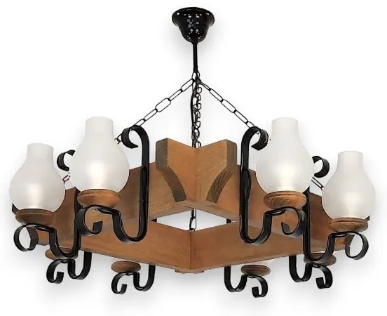 Brilagi - Luster na reťazi QUEEN 8xE14/40W/230V buk