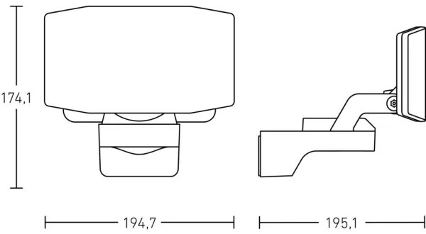 Steinel 090005 - LED Reflektor LED/13,6W/230V 3000K IP54 biela
