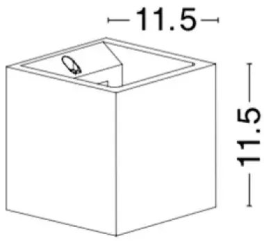 Nastenné svietidlo Cadmo Gray