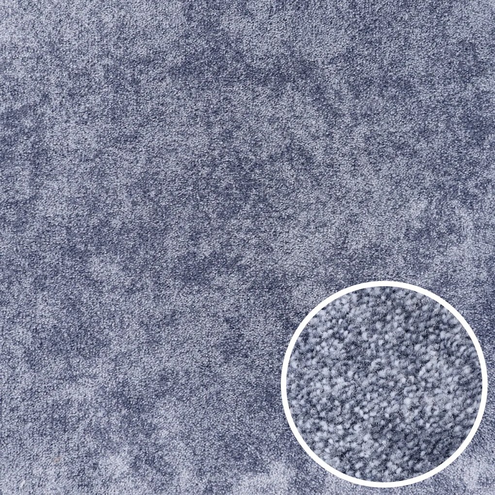 ITC, AKCIA: 130x155 cm Koberec metráž Serenade 074, šíře, modrá, filc, chodba / predsieň