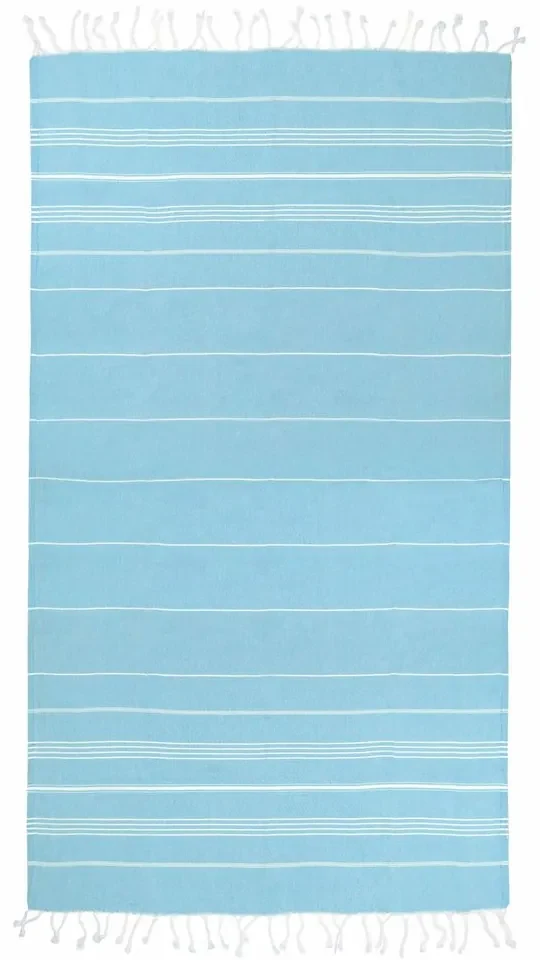 The One Towelling Plážová osuška Hamam Sultan - Čierna / biela | 100 x 180 cm