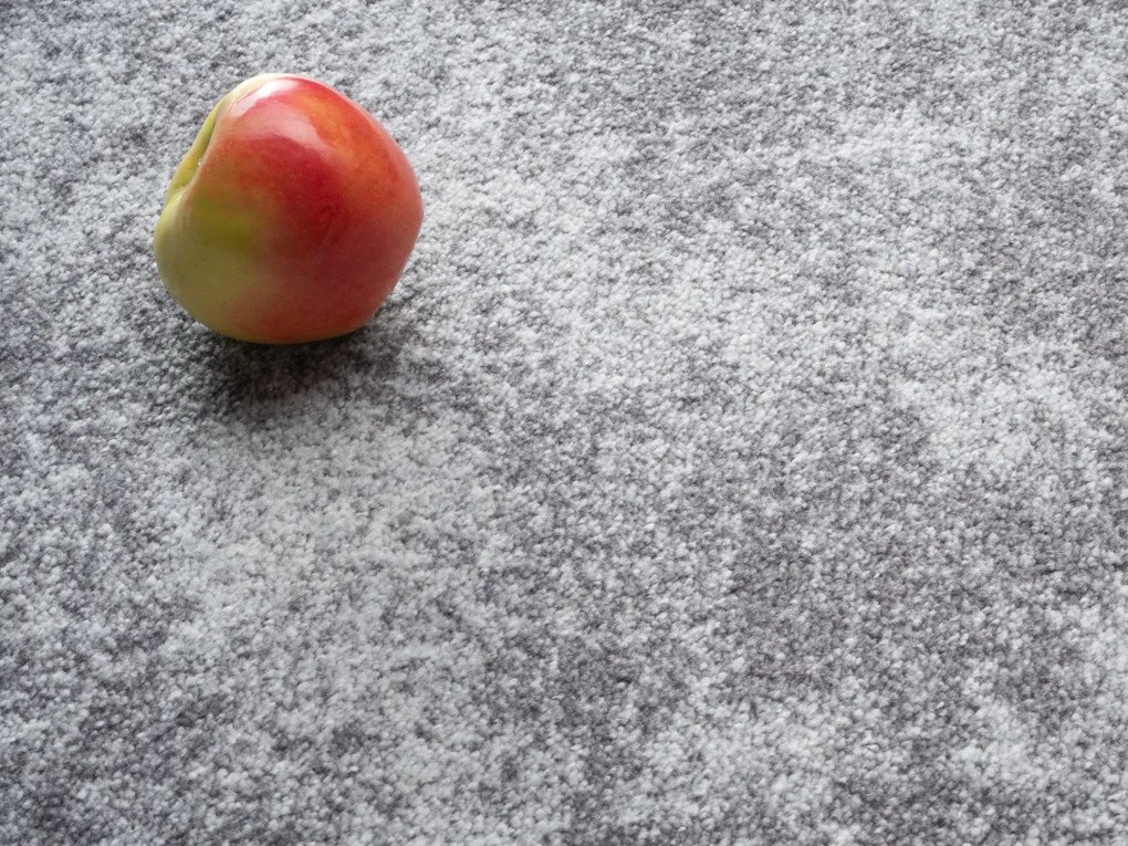 Condor Carpets, Metrážny koberec Serena 6692, na mieru, šíře 4m, šedá, filc, obývacia izba