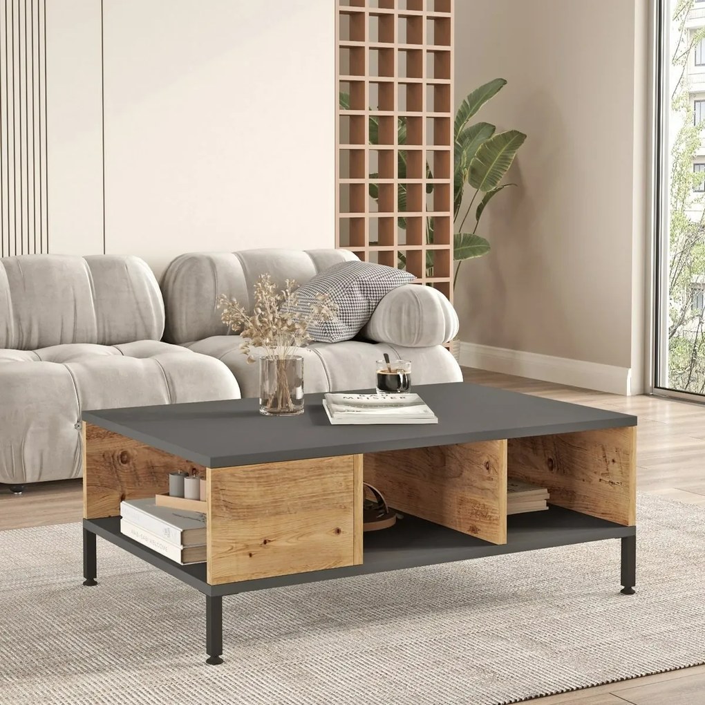 Role Anthracite a Atlantic Pine konferenčný stolík