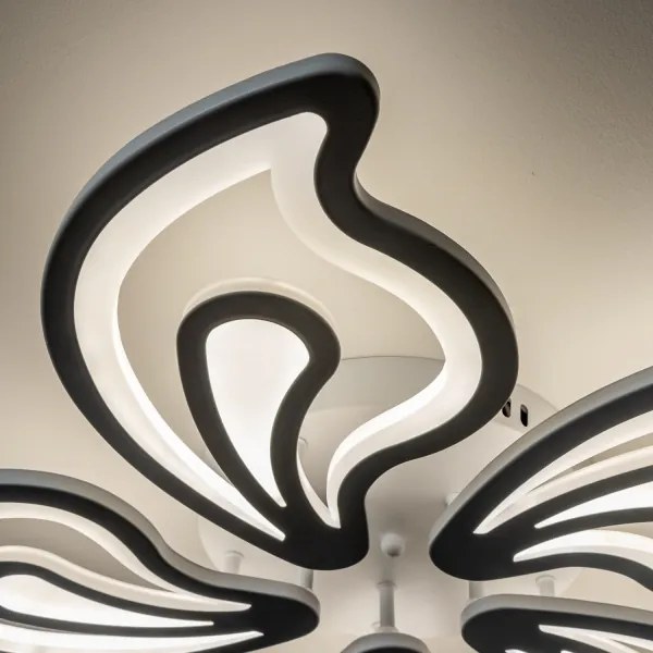 Brilagi - LED Stmievateľný prisadený luster TWIST LED/125W/230V 3000-6500K + DO