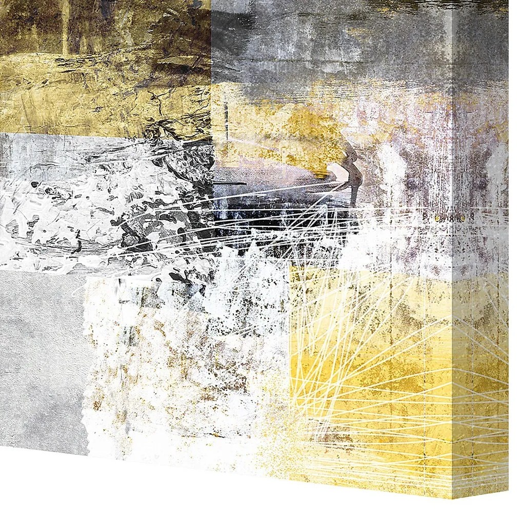 Plátno maľba Yellow Abstarct