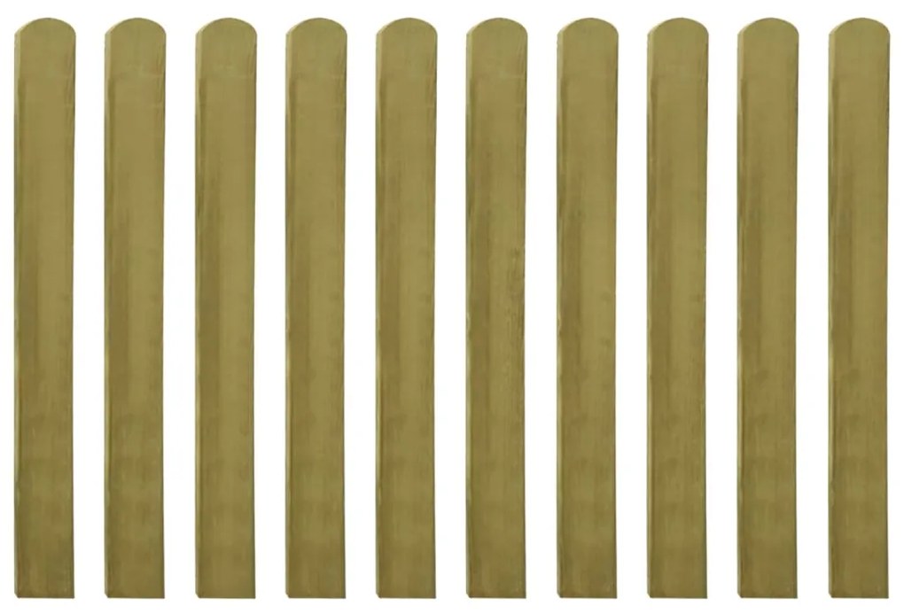vidaXL Impregnované plotové dosky 20 ks, drevo 100 cm