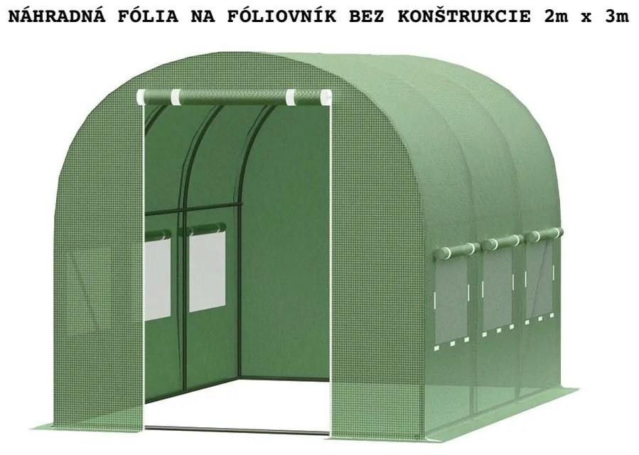 UV plachta na fóliovník s otvormi bez konštrukcie 2 x 3 m