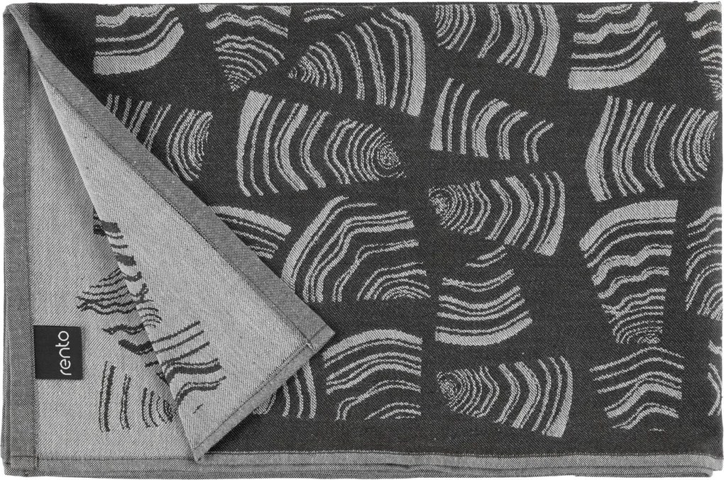 RENTO Saunová podložka PINO 50x150 cm - černá