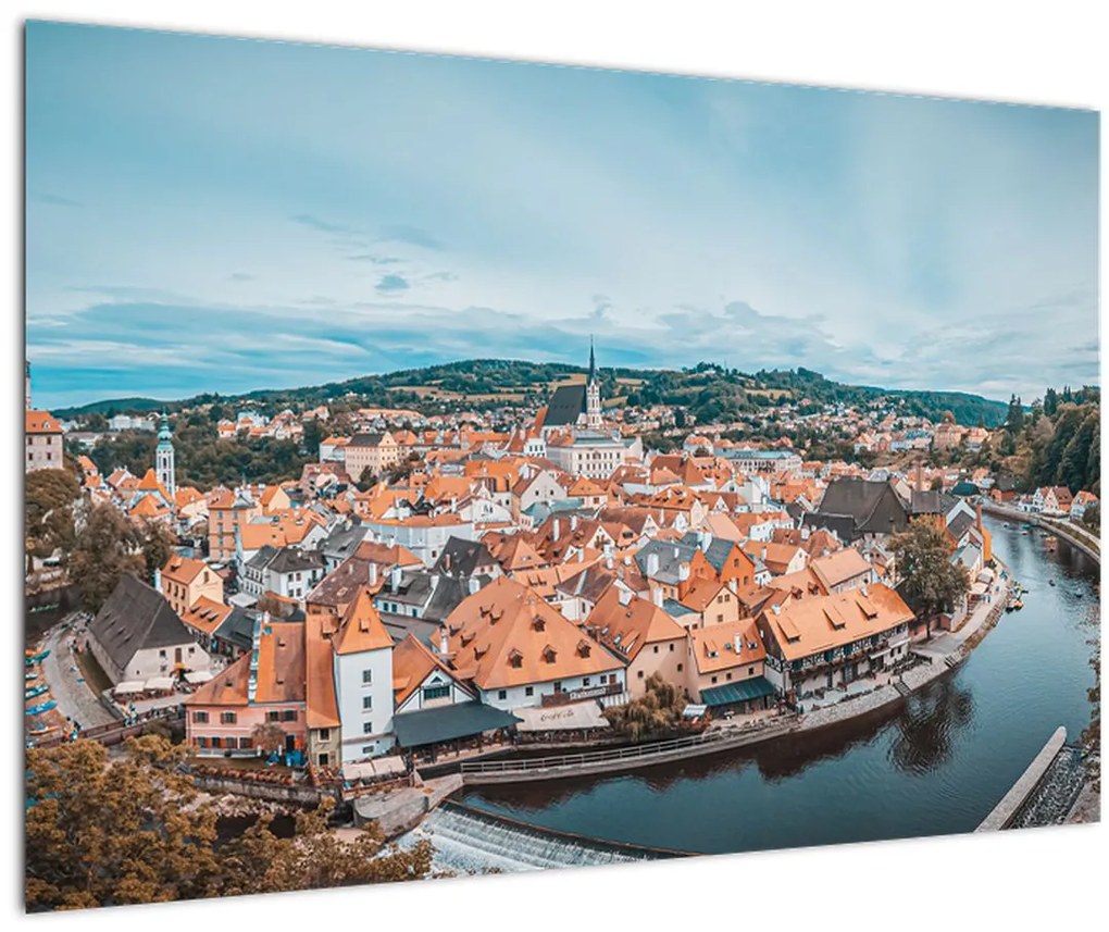 Obraz - Český Krumlov (90x60 cm)