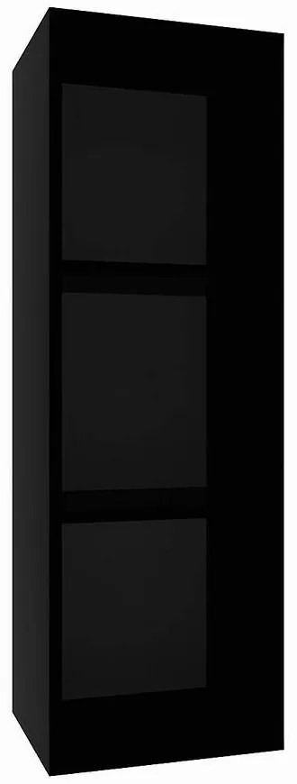 Závesná skrinka Izumi-12-BL čierna mat