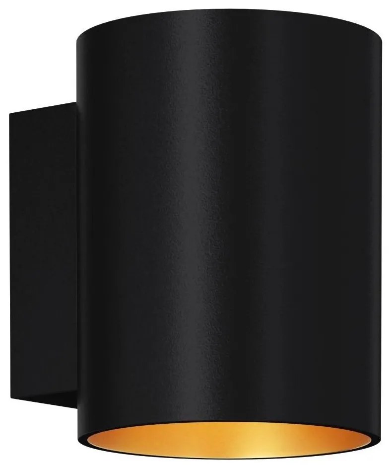 Zuma Line 91061-N - Nástenné svietidlo SOLA WL 1xG9/40W/230V čierna/zlatá