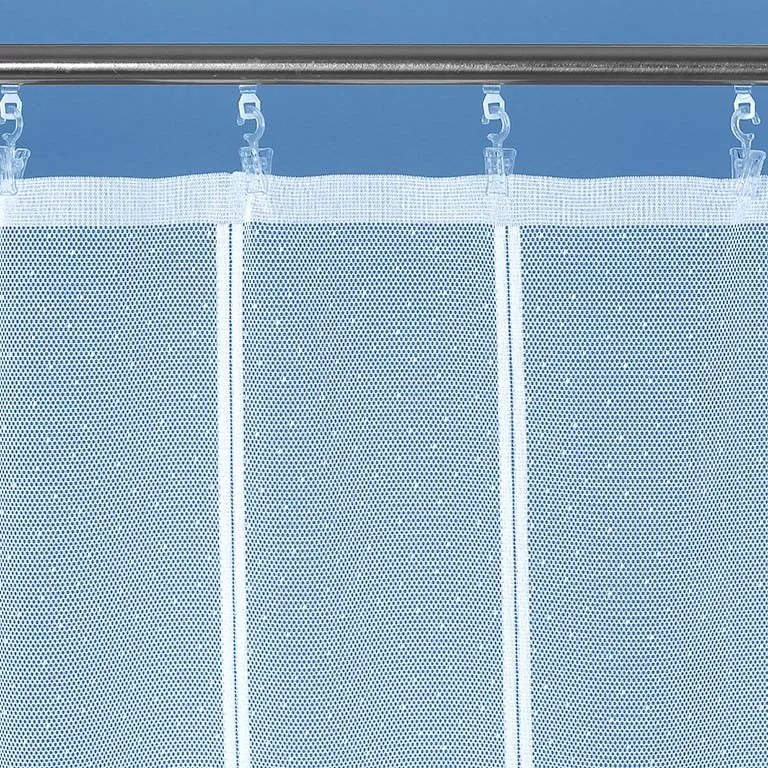 Goldea žakárová záclona - prúžky - metráž 150 cm