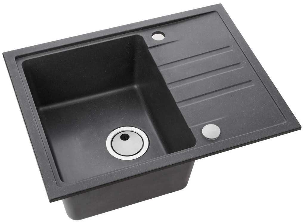 ALVEUS CZ INTERMEZZO 30/91 - černý (620x480mm)jed. sifon